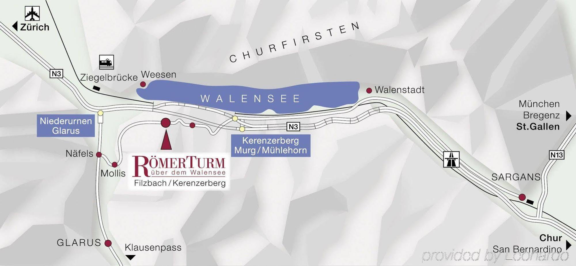 Seminar- & Erlebnishotel Roemerturm Filzbach Eksteriør billede